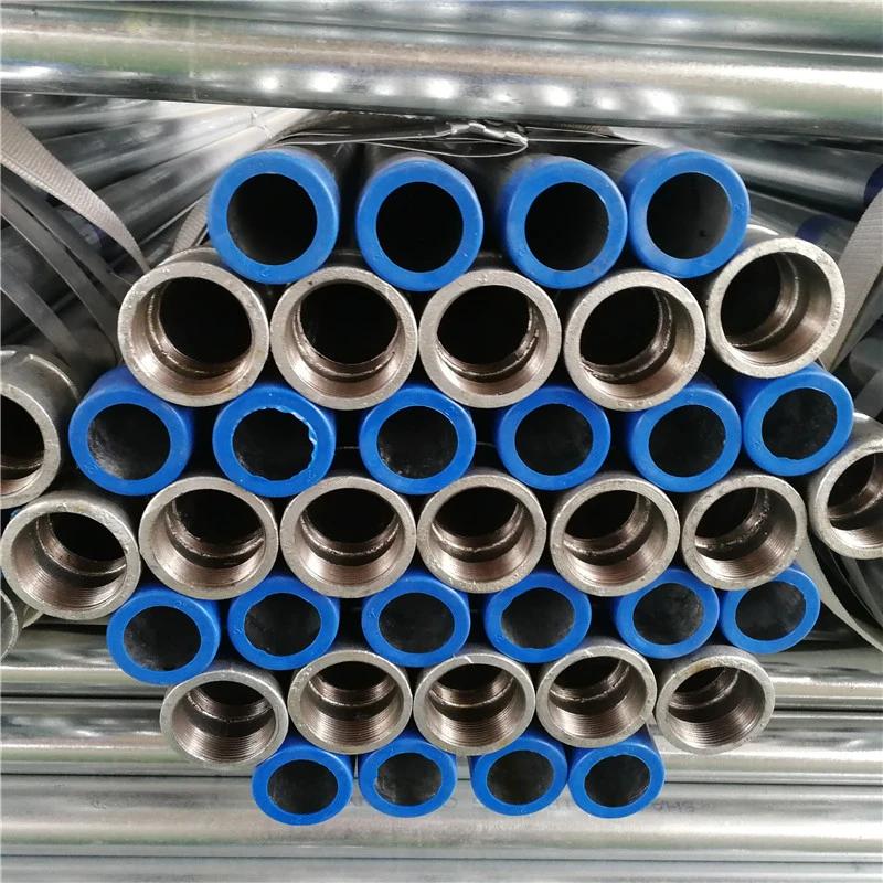 ASTM A795 A53 Grade B Sch10 Sch40 Grooved Ends Carbon Steel ERW Welded Galvanized Iron Pipe