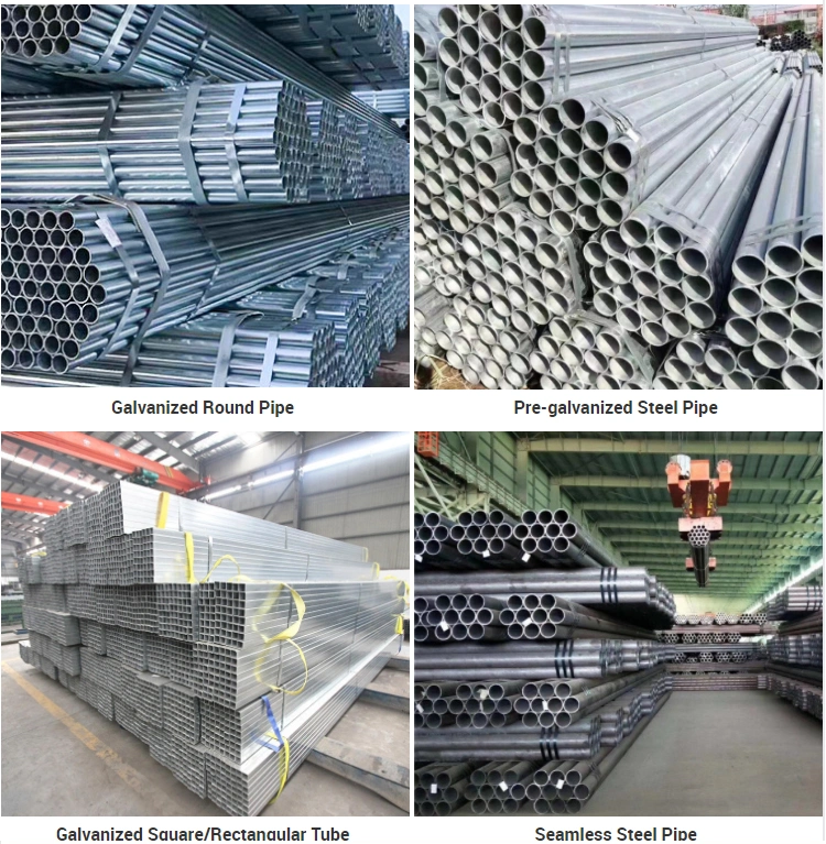 ASTM A795 Fire Fighting Size Chart Round Hollow Section Steel Pipe Q235 ASTM A53 Equivalent Material Galvanized Steel Pipes