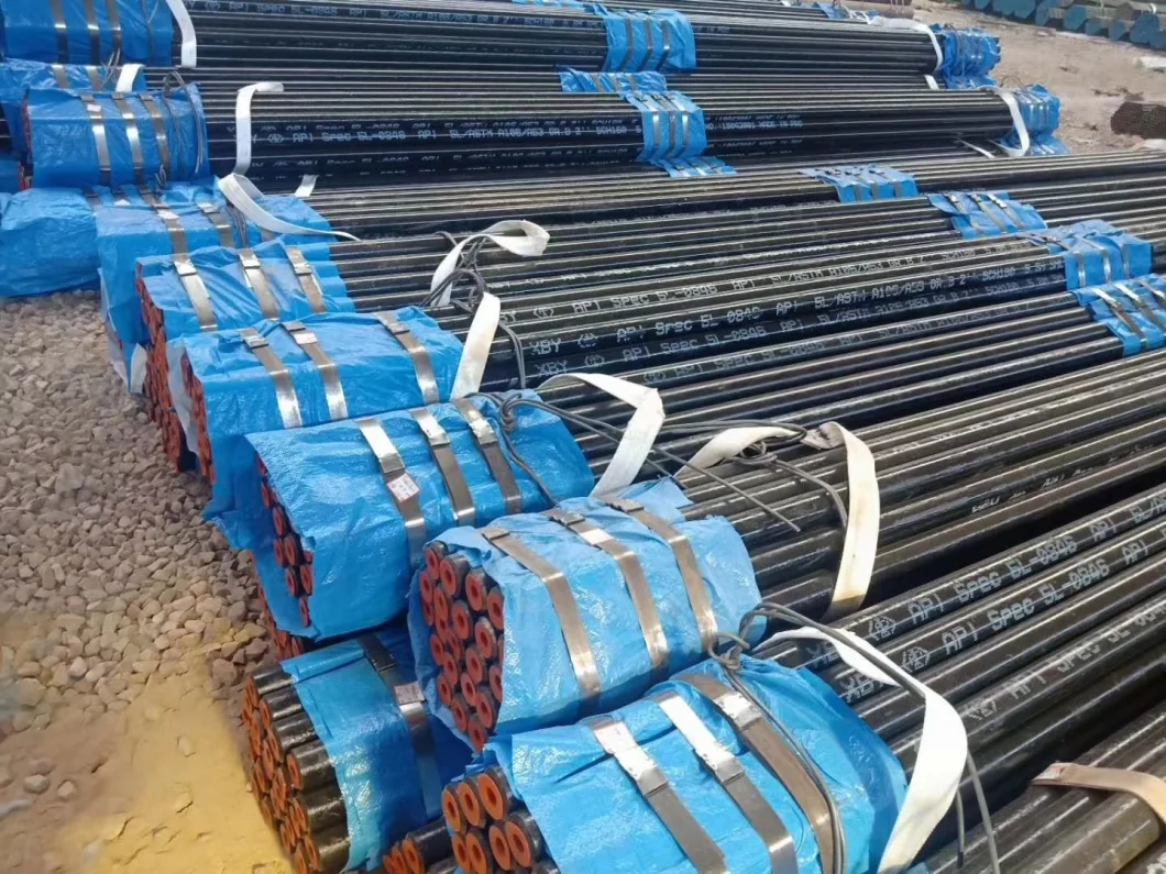 Ms CS Seamless Pipe Tube Price API 5L ASTM A106 Seamless Carbon Steel Pipe