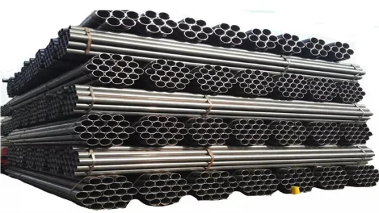 Хорошая цена MS Steel LSAW, SSAW, ERW Sch40 St44 ASTM A283 A106 A53 6,12 метра Черная круглая сварная железная труба